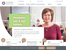 Tablet Screenshot of fondazionecariparo.it